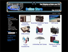 Tablet Screenshot of brennerluggagestore.com